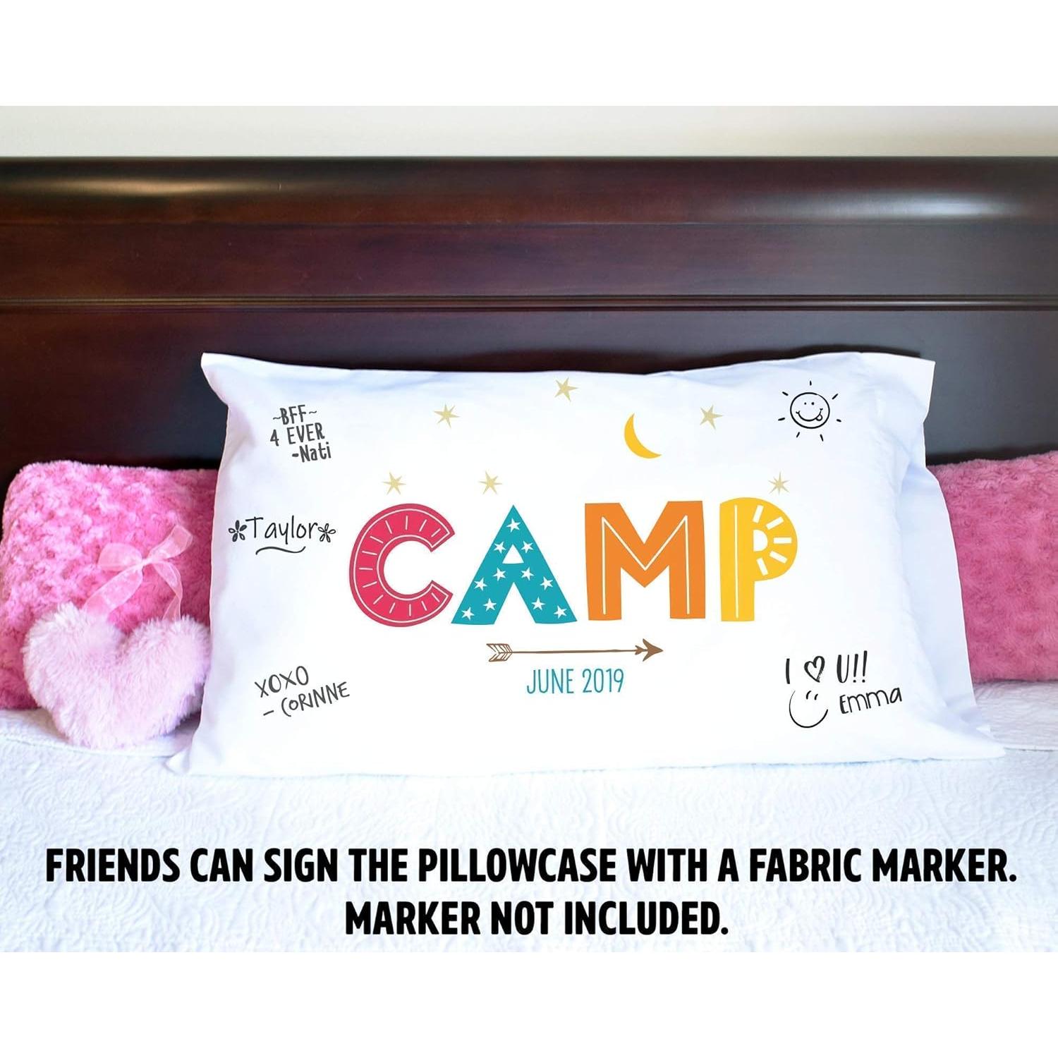 Funda de Almohada Personalizada Campamento BluBirdie 50x76cm