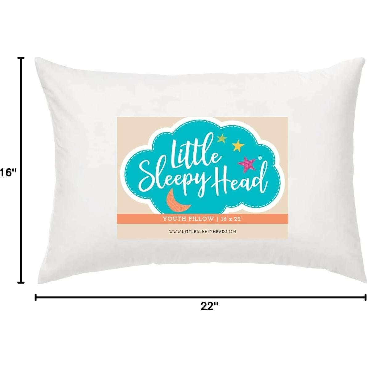 Almohada Juvenil Hipoalergénica Little Sleepy Head 40.6x55.9 cm