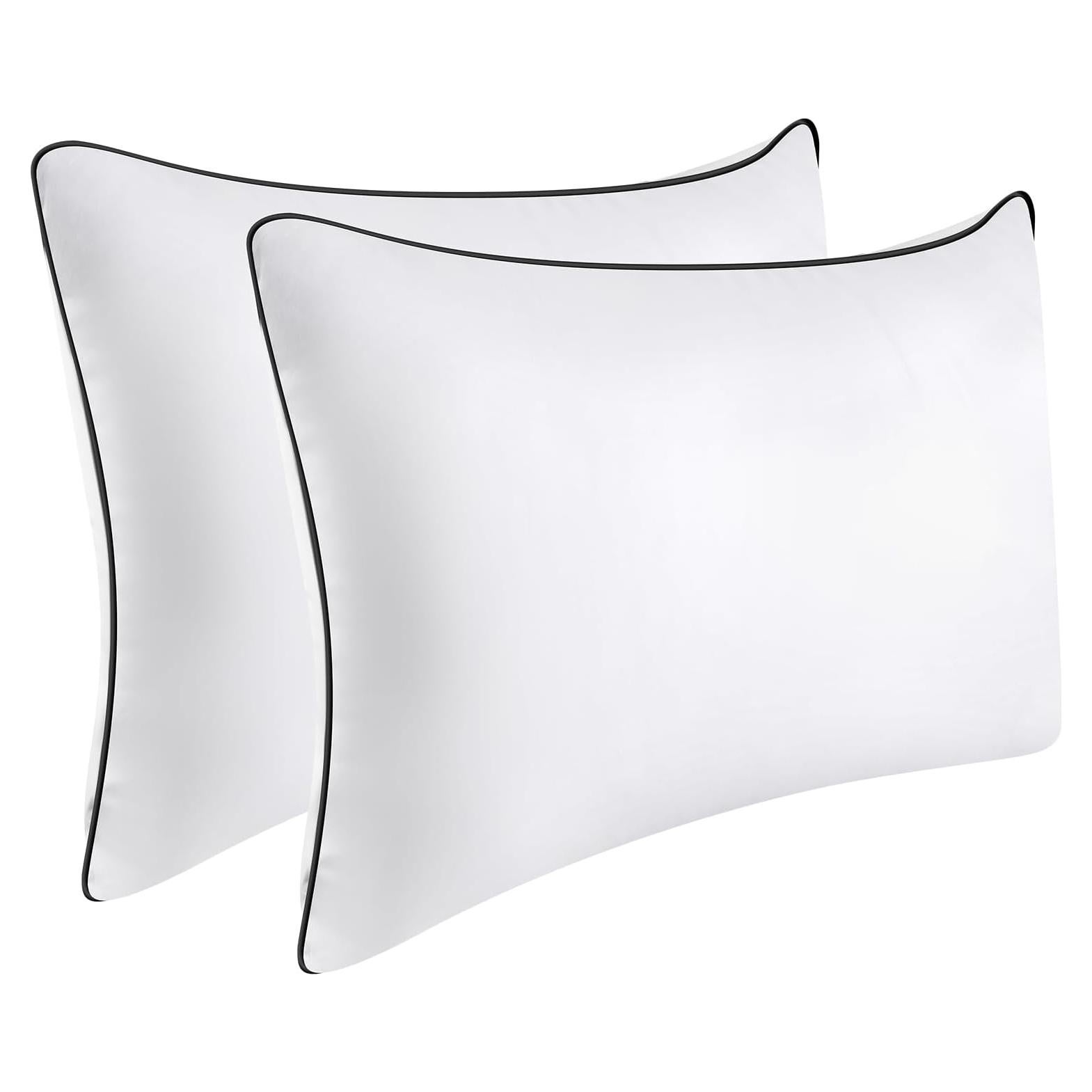 Cojines de Cama Opposy Queen Paquete de 2 Firmeza Media