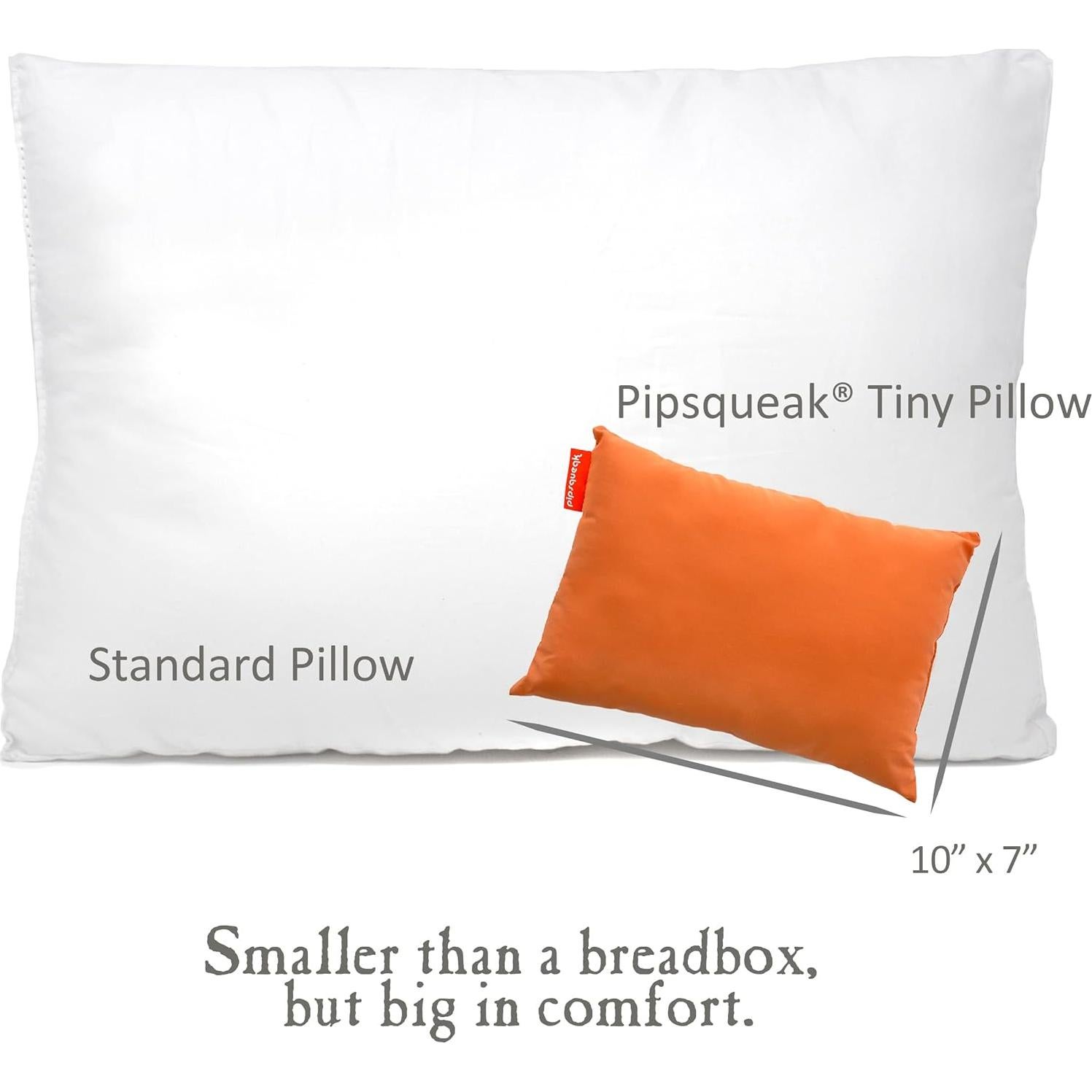 Almohada Pipsqueak Urban Infant 28x18cm Lavable Naranja