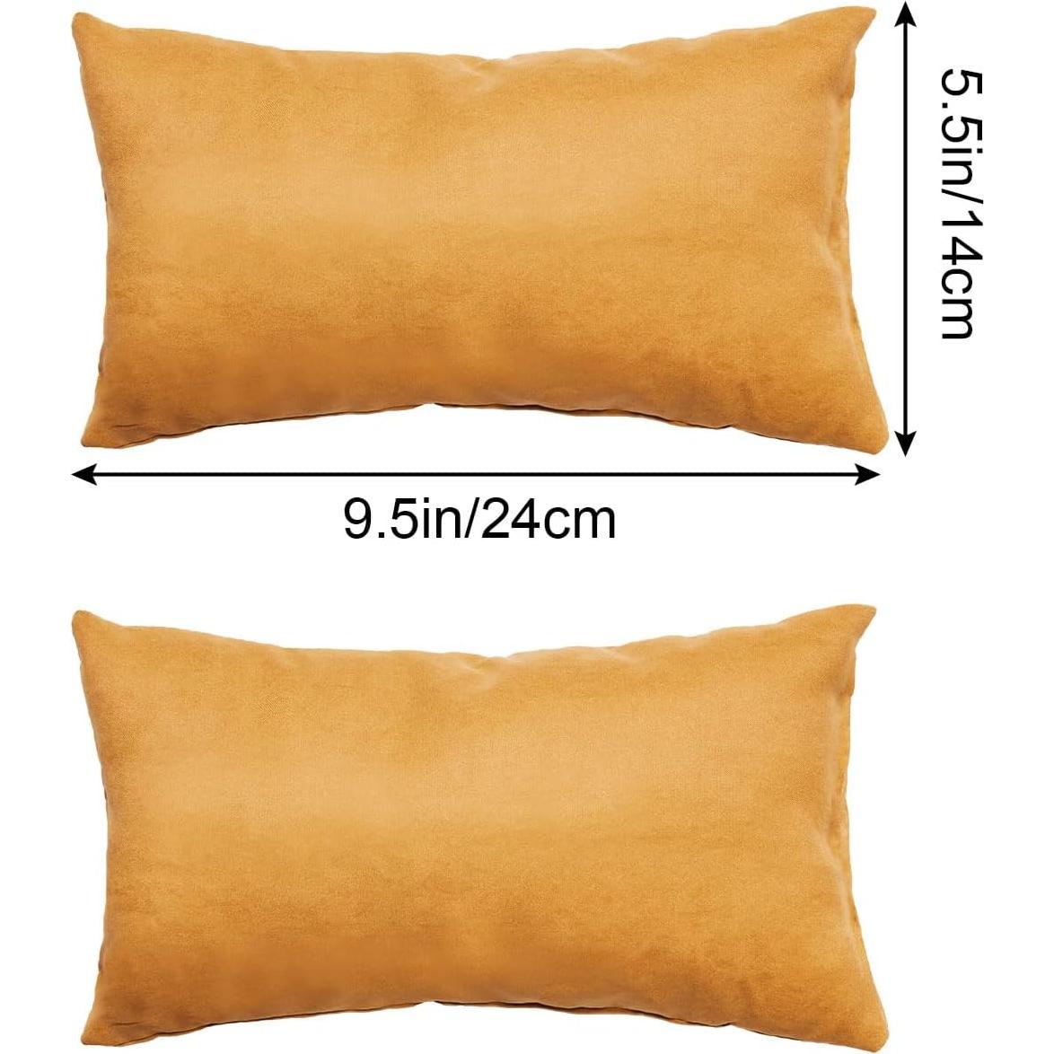 Juego de 2 Almohadas Pequeñas Marrywindix 24x14cm Naranja