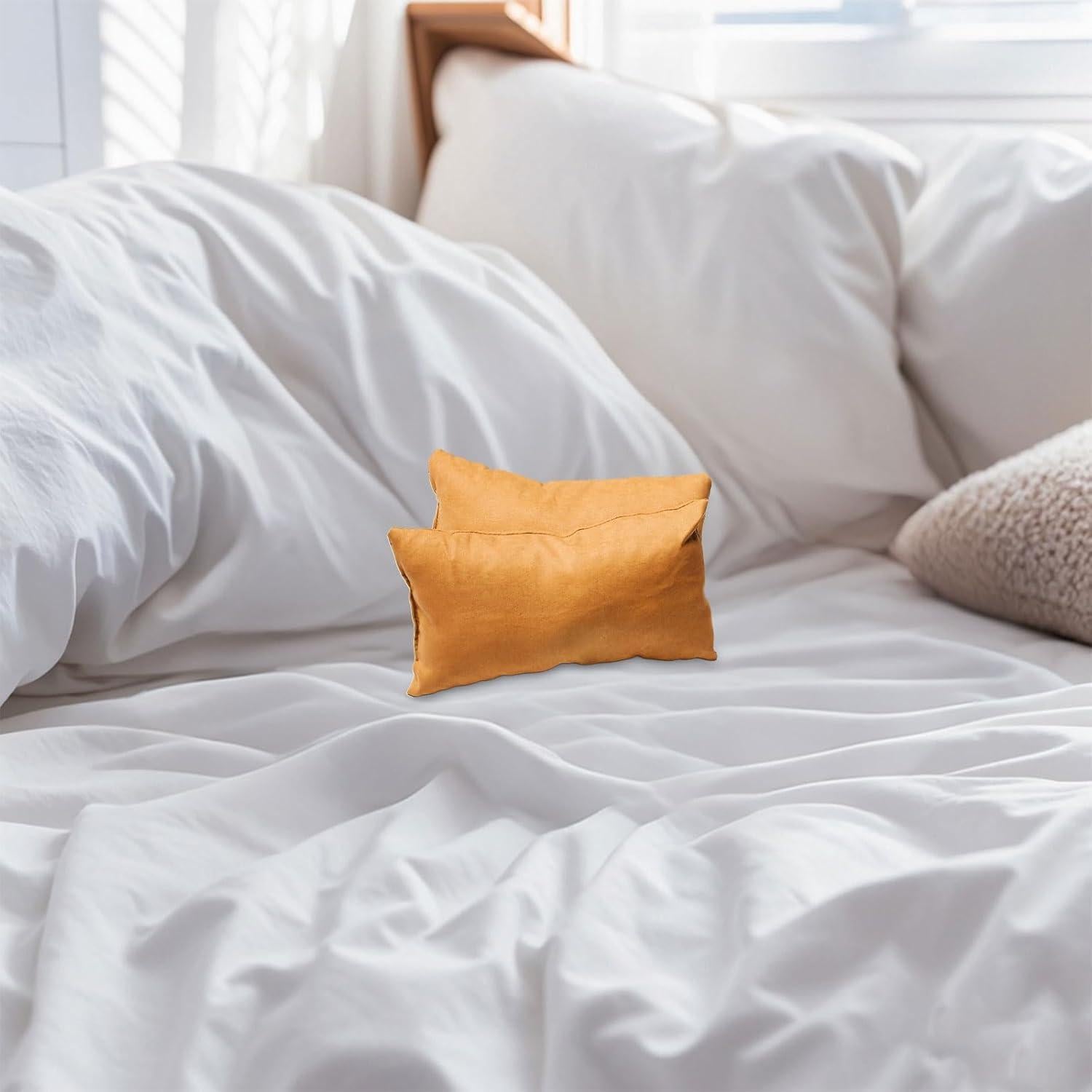 Juego de 2 Almohadas Pequeñas Marrywindix 24x14cm Naranja