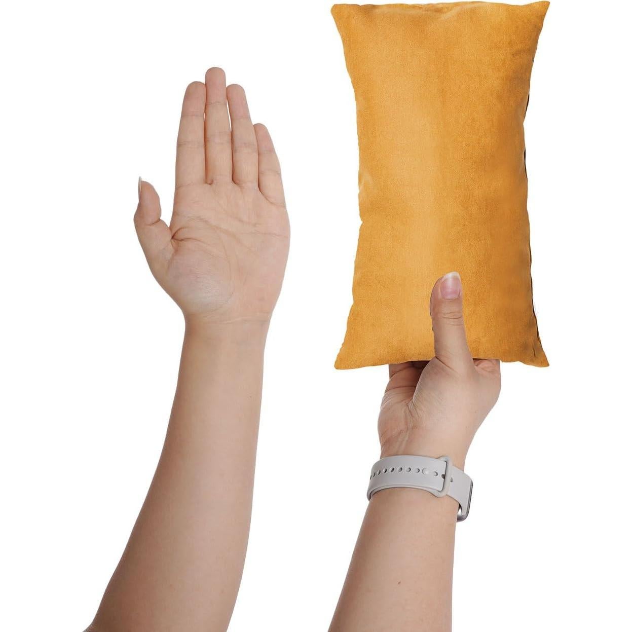 Juego de 2 Almohadas Pequeñas Marrywindix 24x14cm Naranja