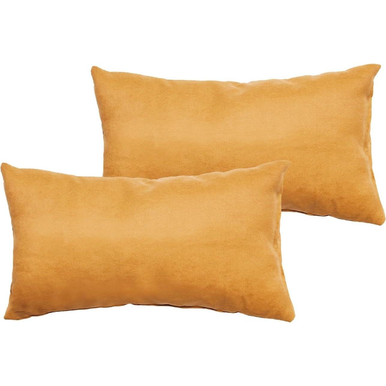 Juego de 2 Almohadas Pequeñas Marrywindix 24x14cm Naranja