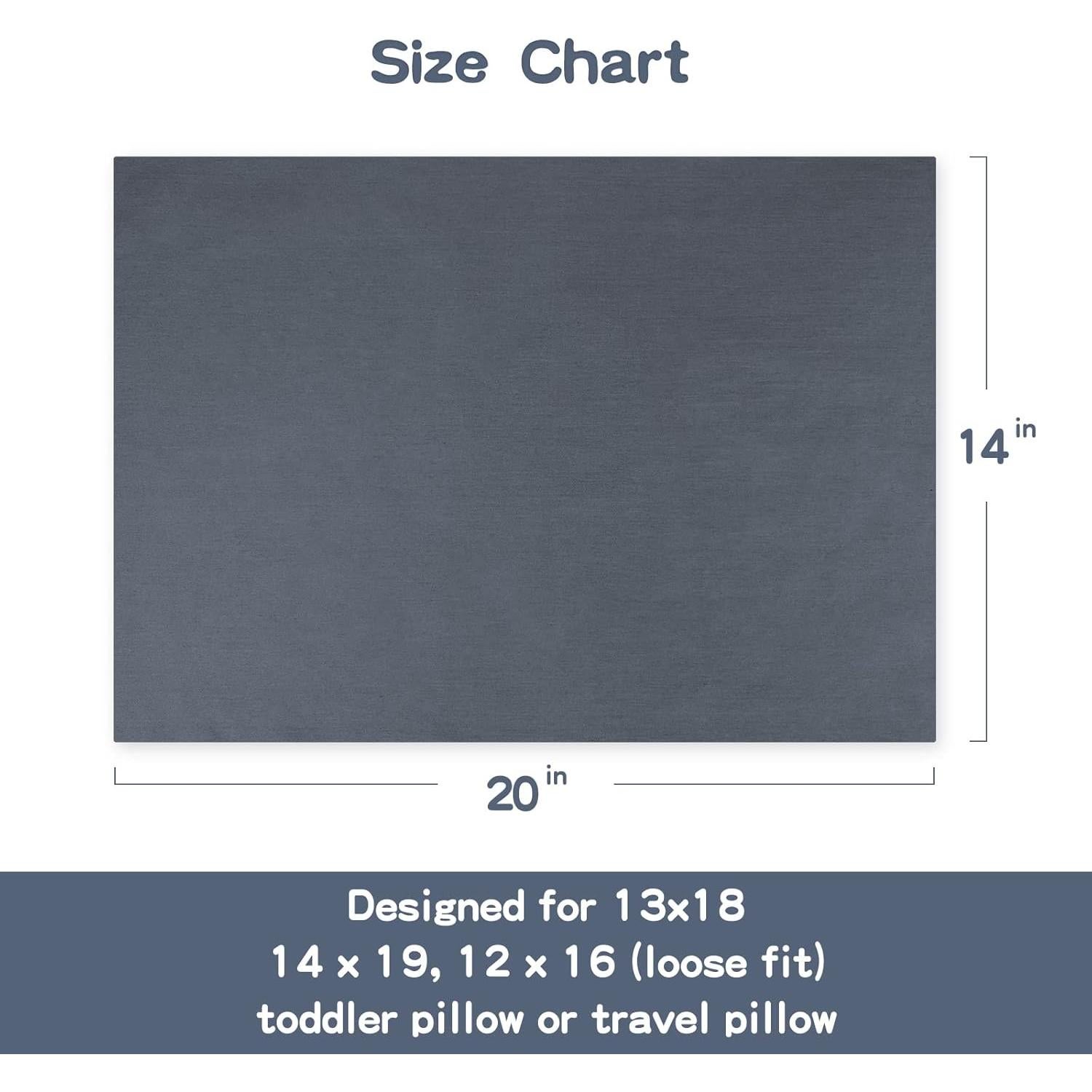 Funda de Almohada Orgánica LULUSILK 35.5x50.8cm Gris Oscuro