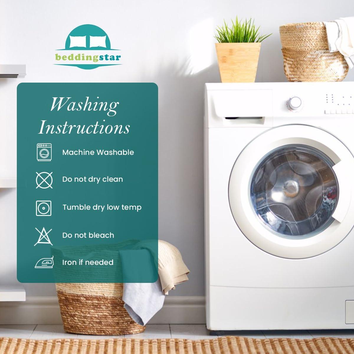 Funda de Almohada de Viaje Beddingstar 14x20 cm Algodón 600 Hilos