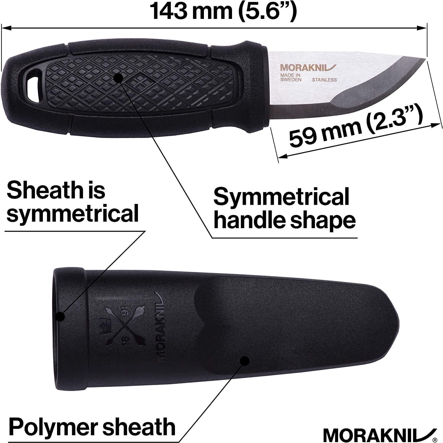 Cuchillo de bolsillo Morakniv Eldris con encendedor y cordón