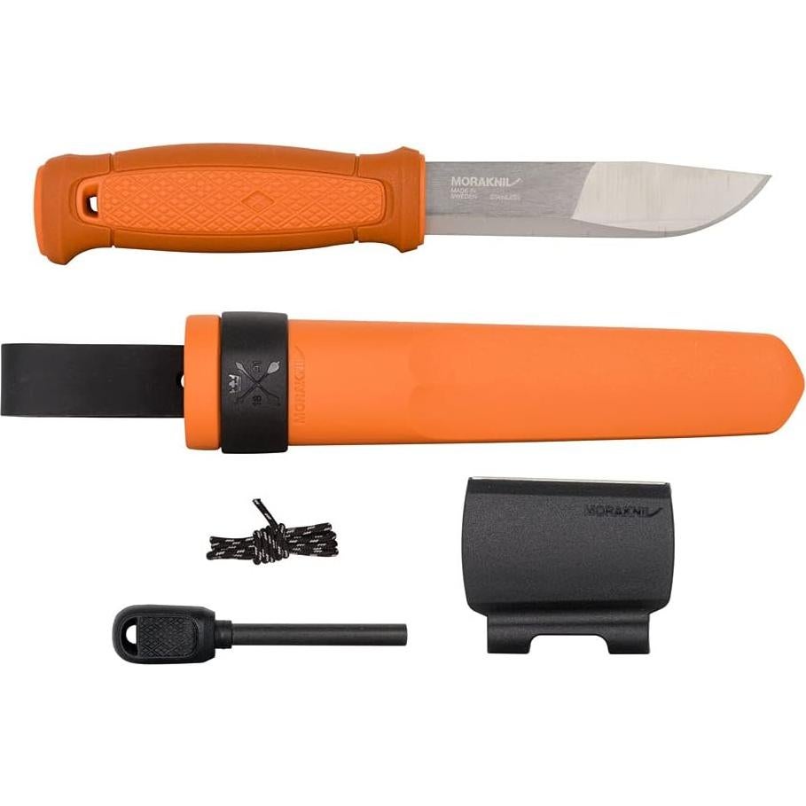 Cuchillo Morakniv Kansbol con kit de supervivencia - Naranja
