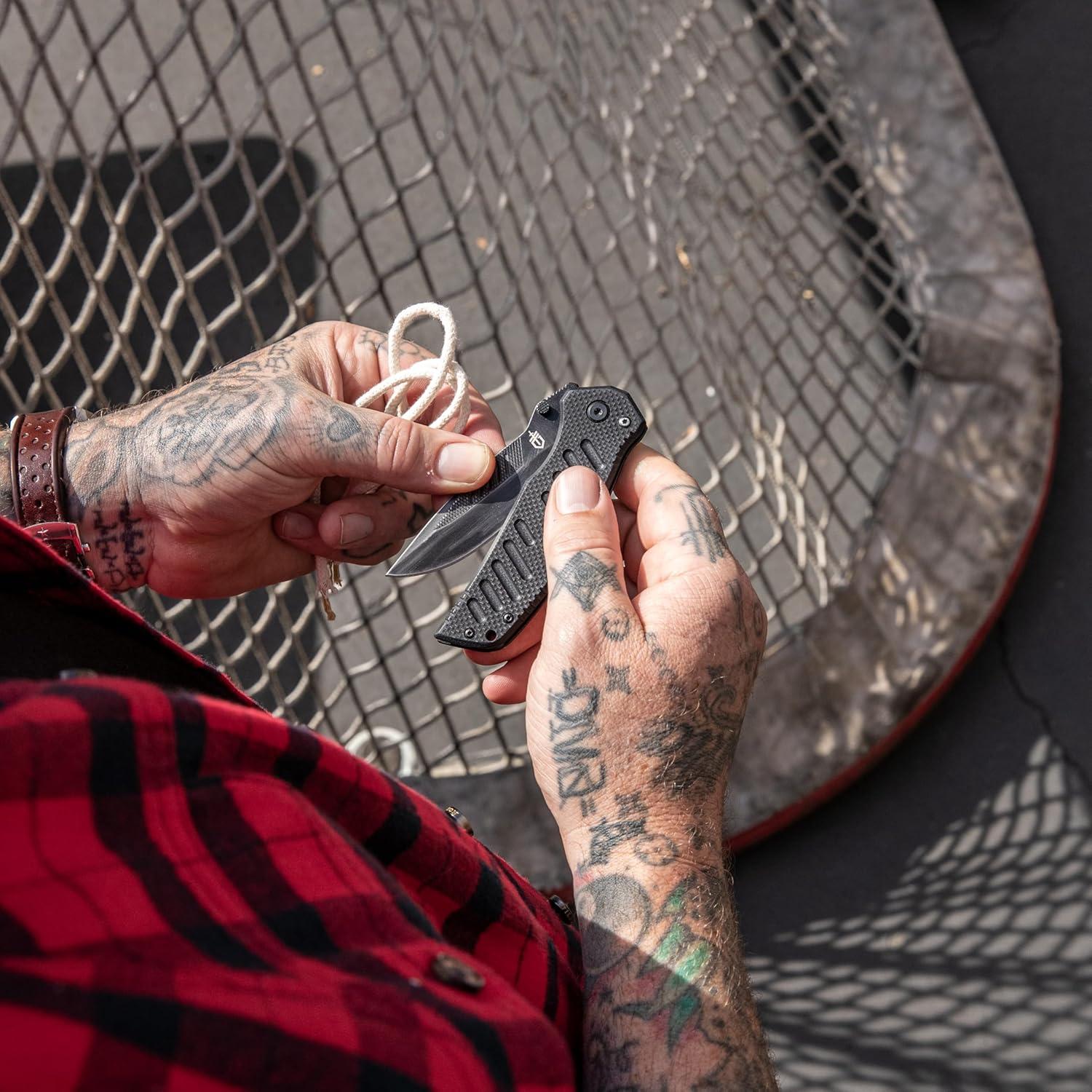 Cuchillo de bolsillo Gerber G0594 Táctico Minimalista 8.26 cm