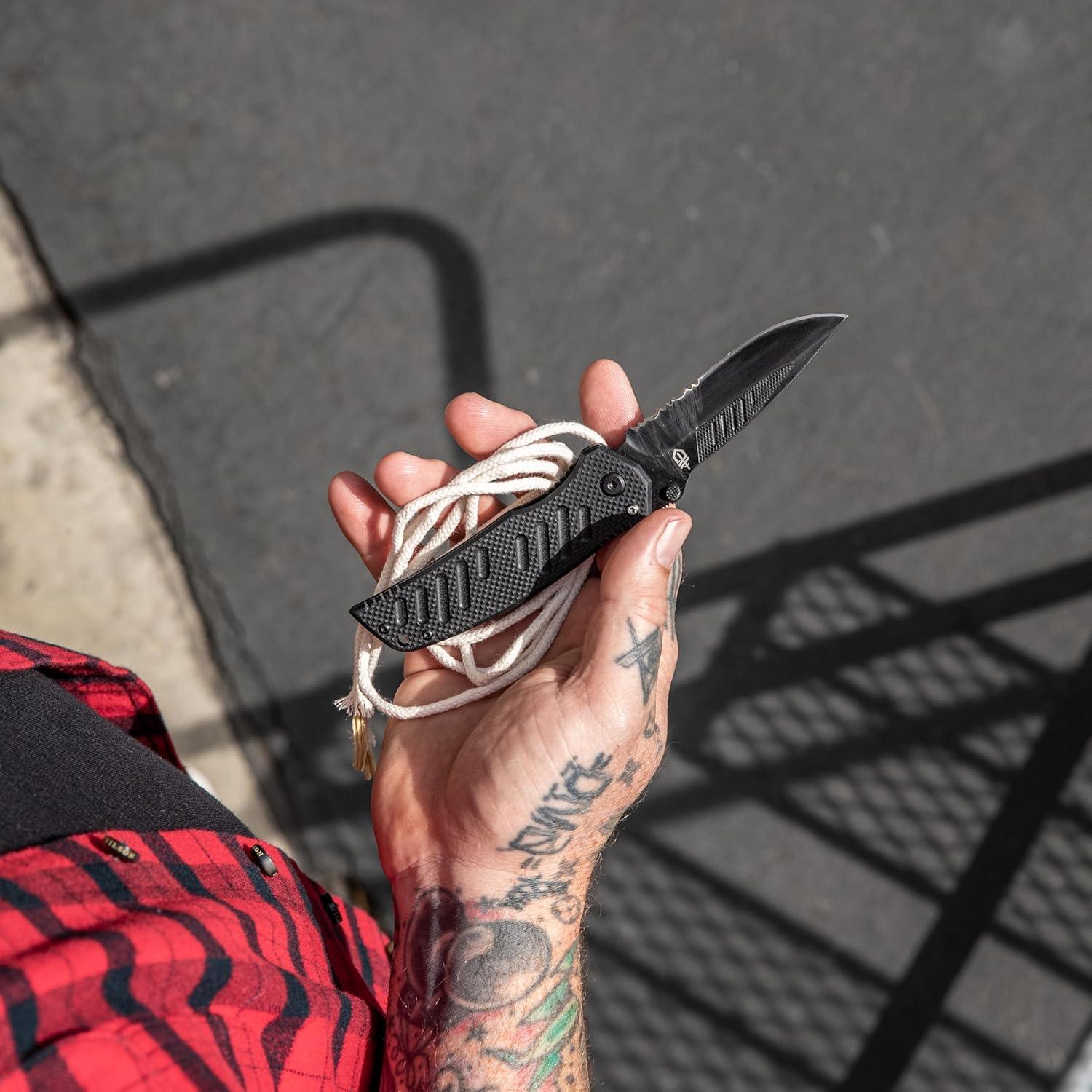 Cuchillo de bolsillo Gerber G0594 Táctico Minimalista 8.26 cm