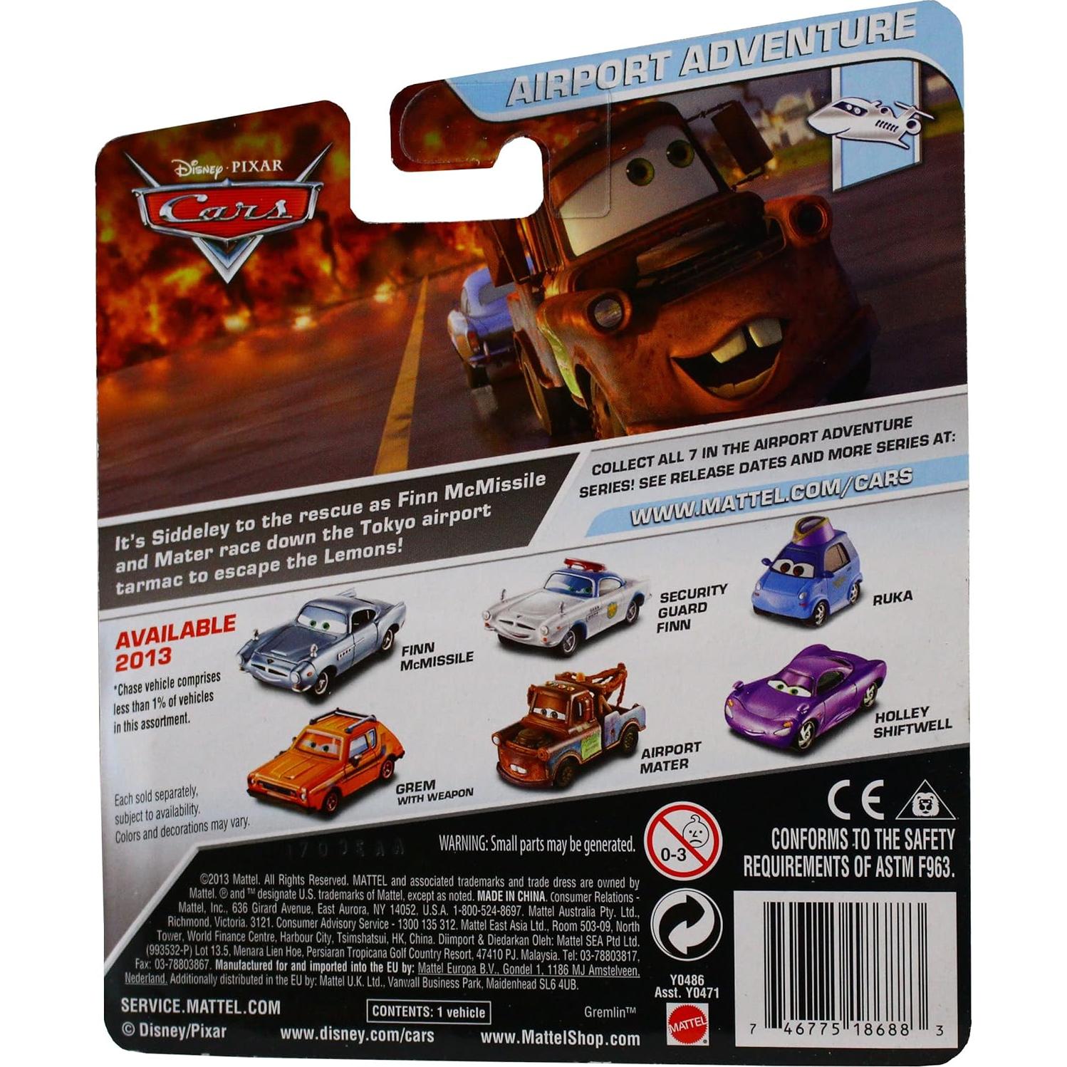 Vehículo Diecast Cars Ruka 1:55 Disney Pixar Aventura