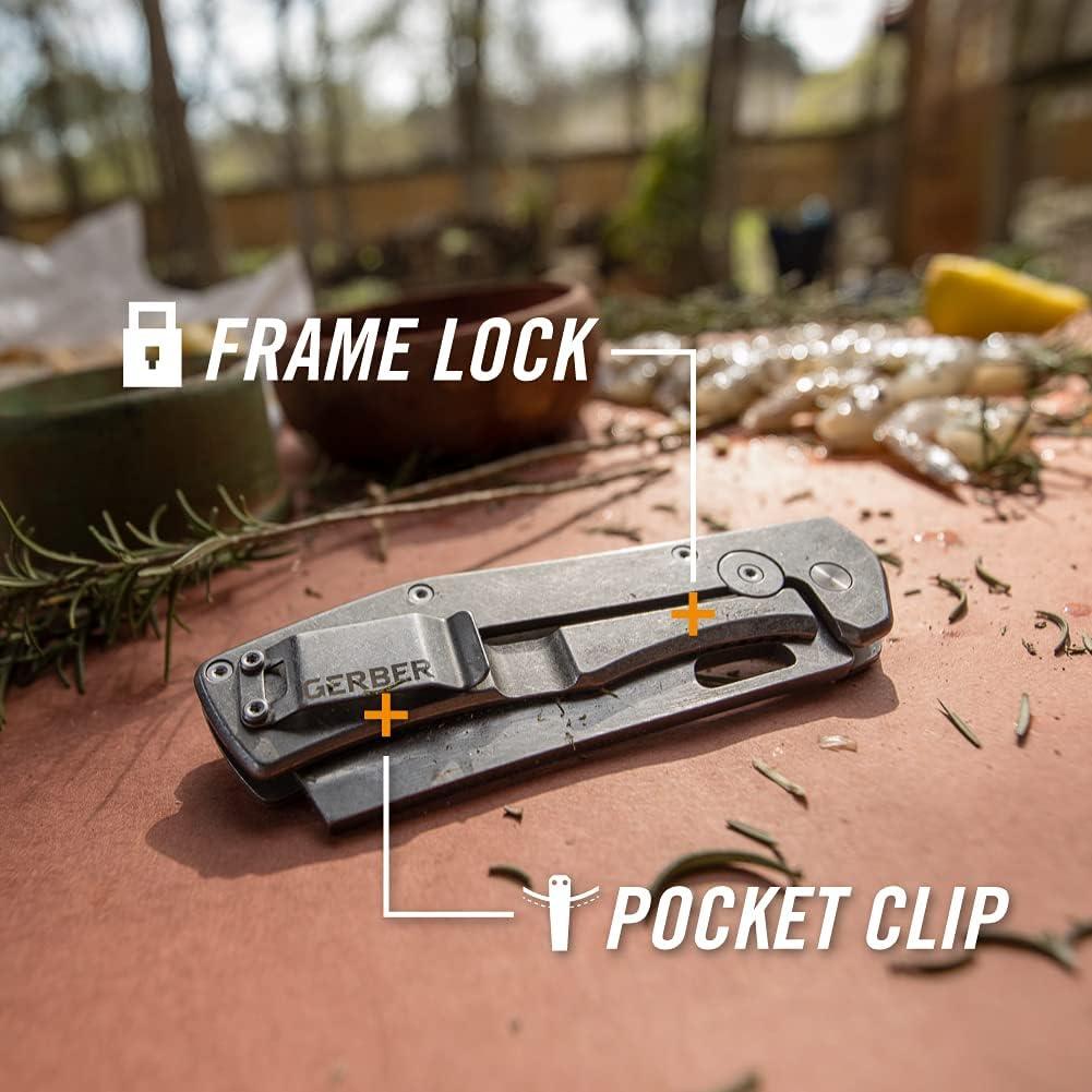 Cuchillo Plegable Gerber Flatiron 21.59 cm Acero Inoxidable