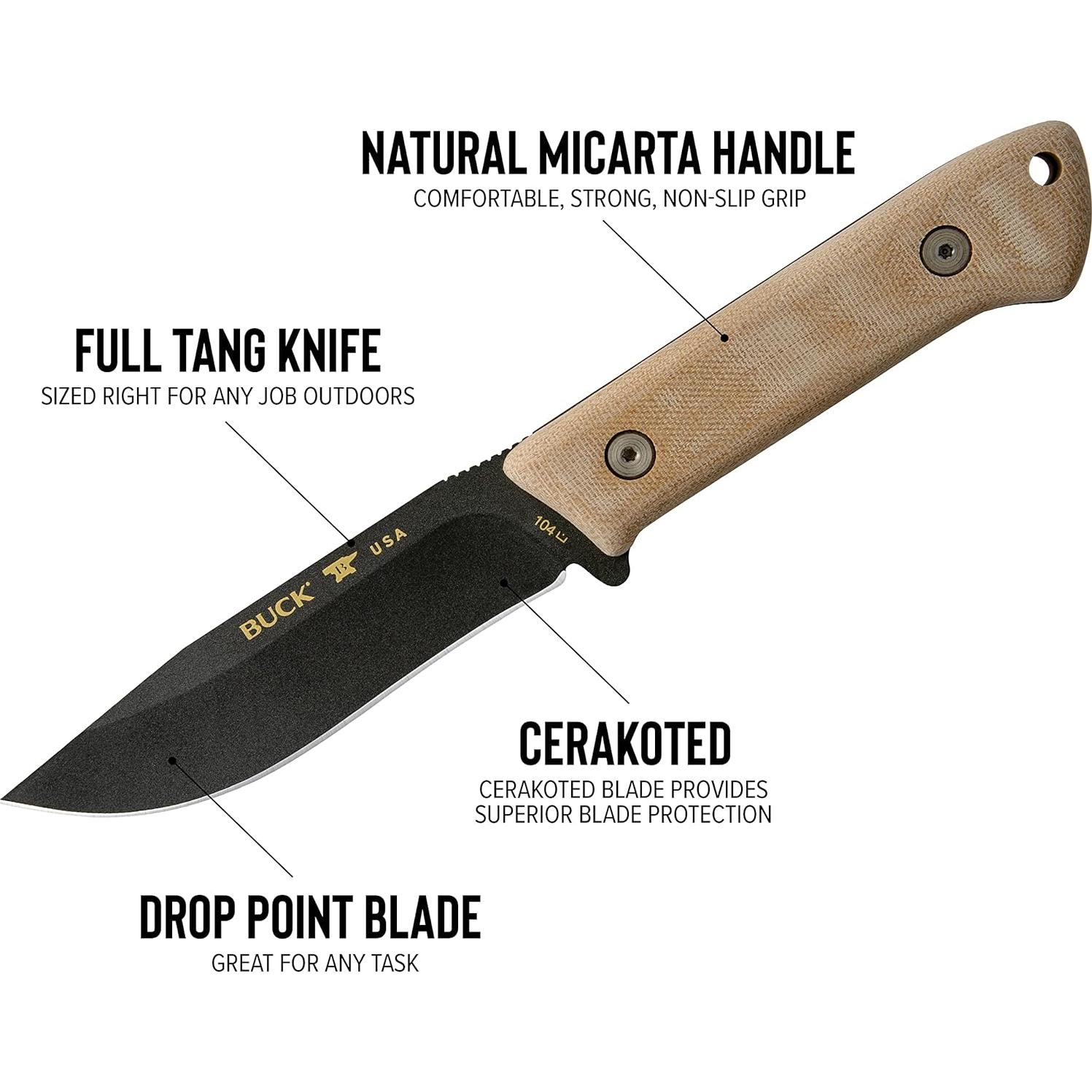 Cuchillo de Campamento Buck Knives Compadre 104 24.1 cm