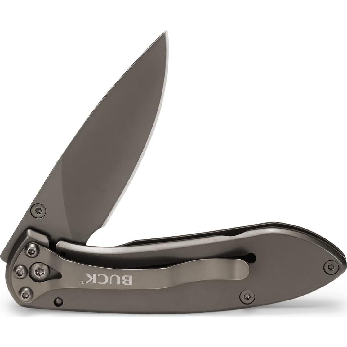 Cuchillo Plegable Buck Nobleman 0327 Titanio 6.68 cm