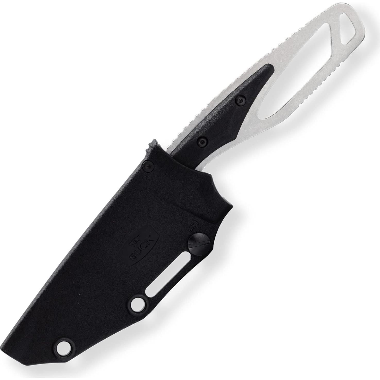 Cuchillo de Caza Fijo Buck Knives 631 Paklite 10.16 cm Negro