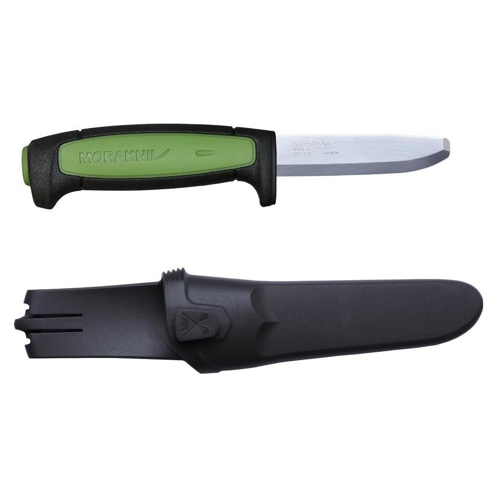 Cuchillo Morakniv Safe Pro de acero al carbono con punta roma