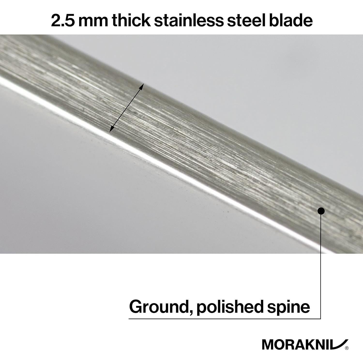 Cuchillo de hoja fija Morakniv Outdoor 2000 109 mm acero inoxidable