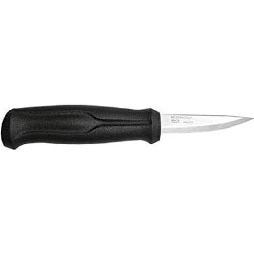 Cuchillo de Tallado Morakniv Basic 80mm Acero Inoxidable con Funda