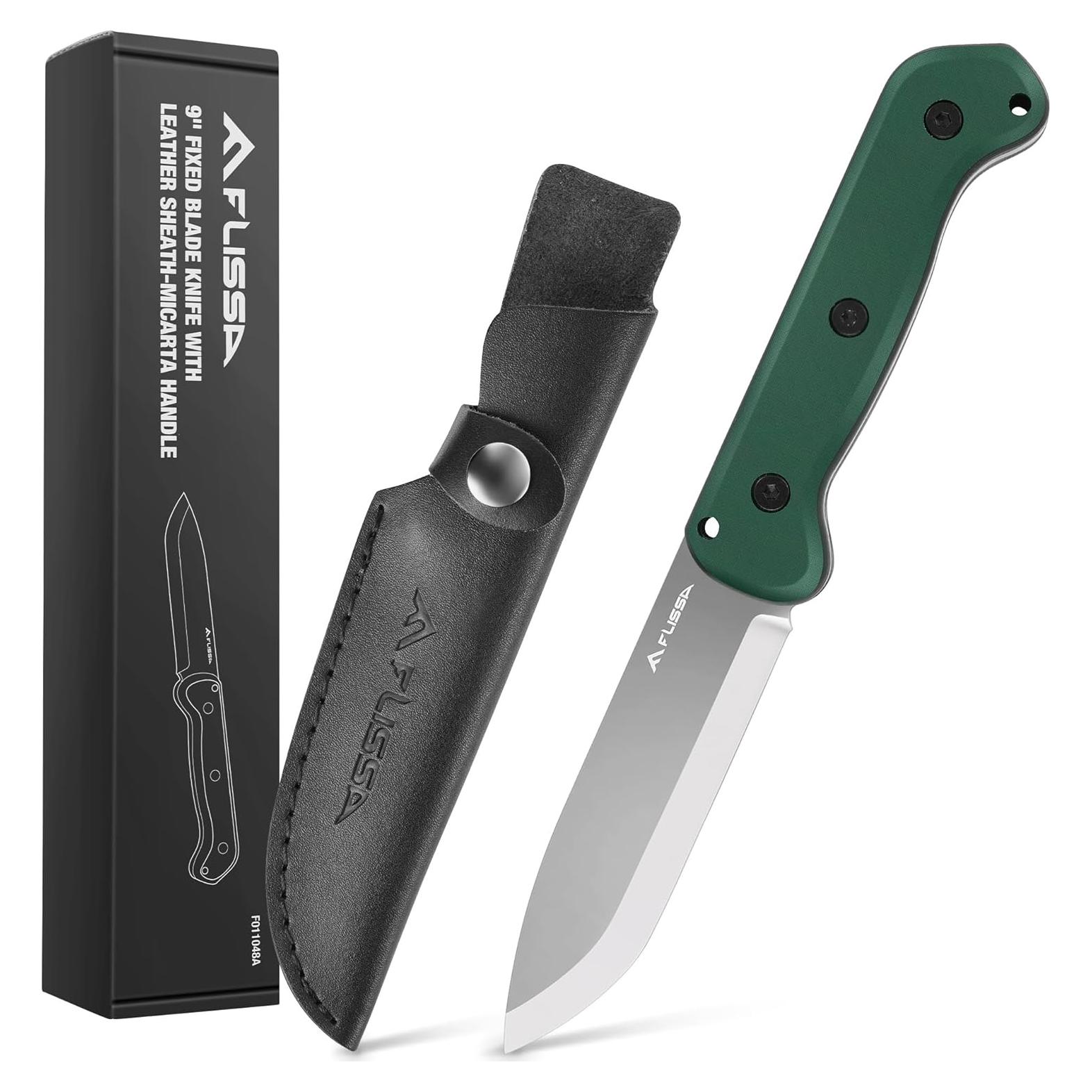 Cuchillo de Caza FLISSA 22.9 cm Acero D2 Mango Micarta