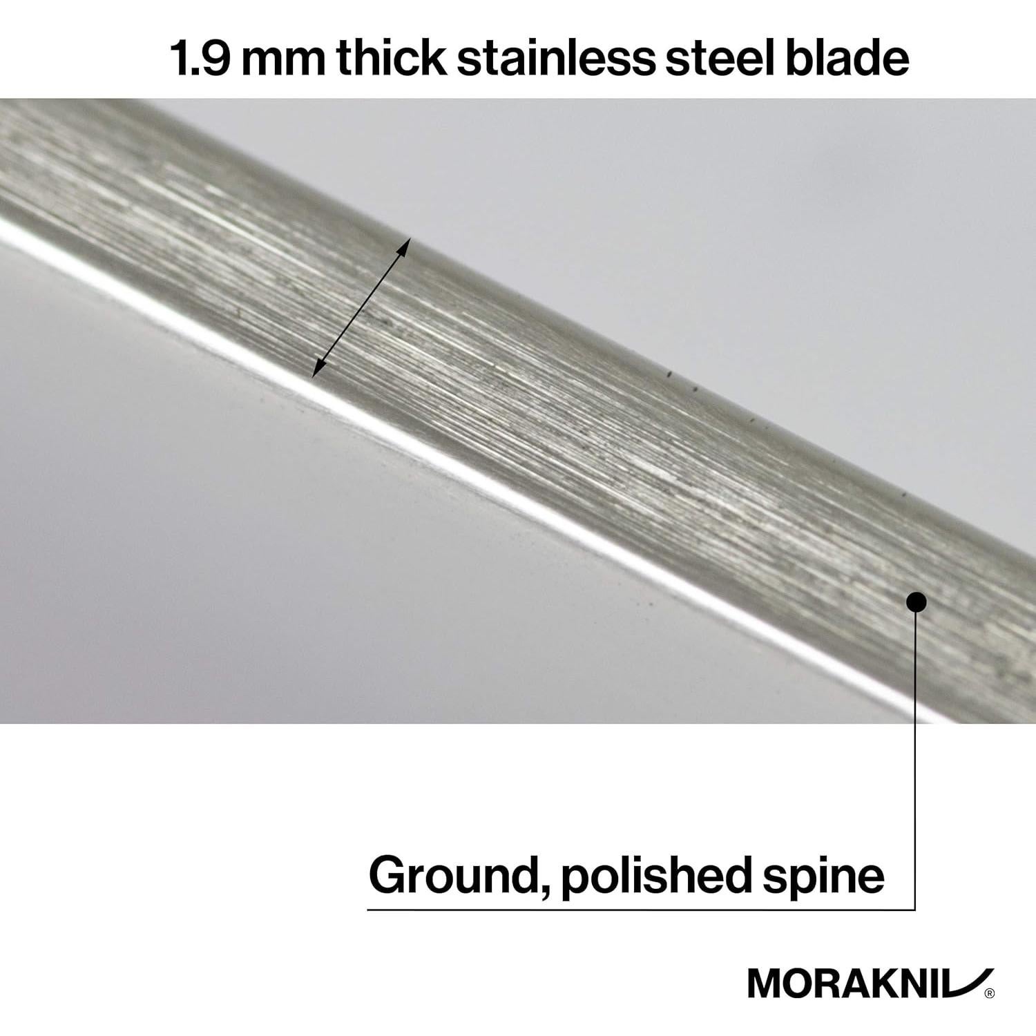 Cuchillo Morakniv Clásico No. 3 de Acero al Carbono 13.5 cm