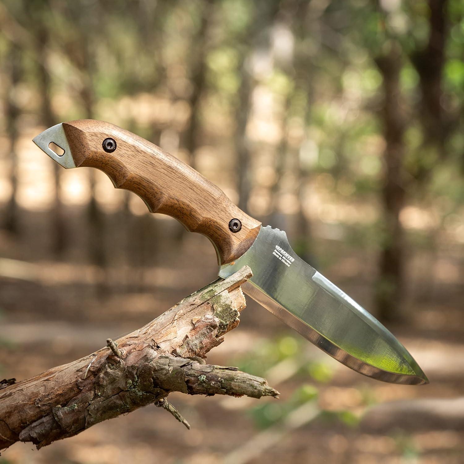 Cuchillo de Caza BPS HK2 - Acero al Carbono 130mm con Funda