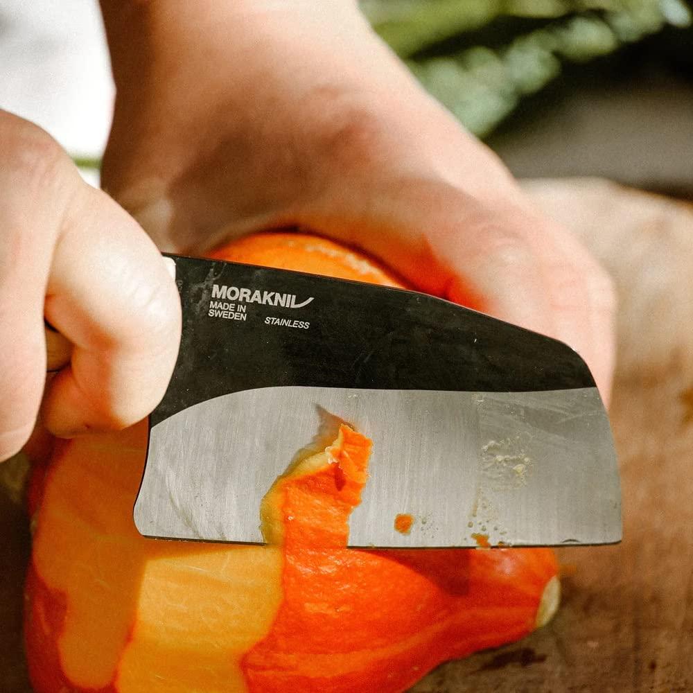 Cuchillo Morakniv Rombo de Acero Inoxidable con Funda de Cuero