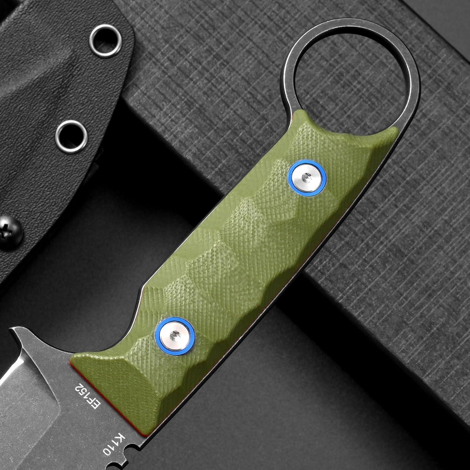 Cuchillo Fijo Eafengrow EF152 Acero K110 Mango G10 10.7 cm