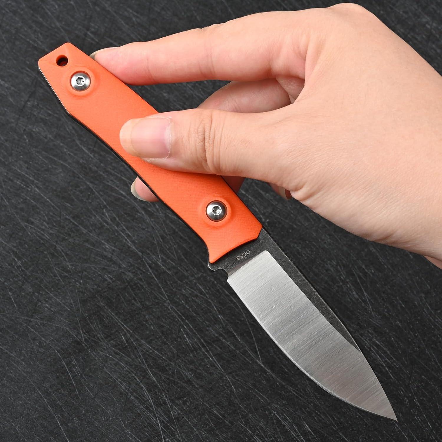 Cuchillo Fijo SDOKEDC 16.5 cm Acero DC53 con Funda Kydex