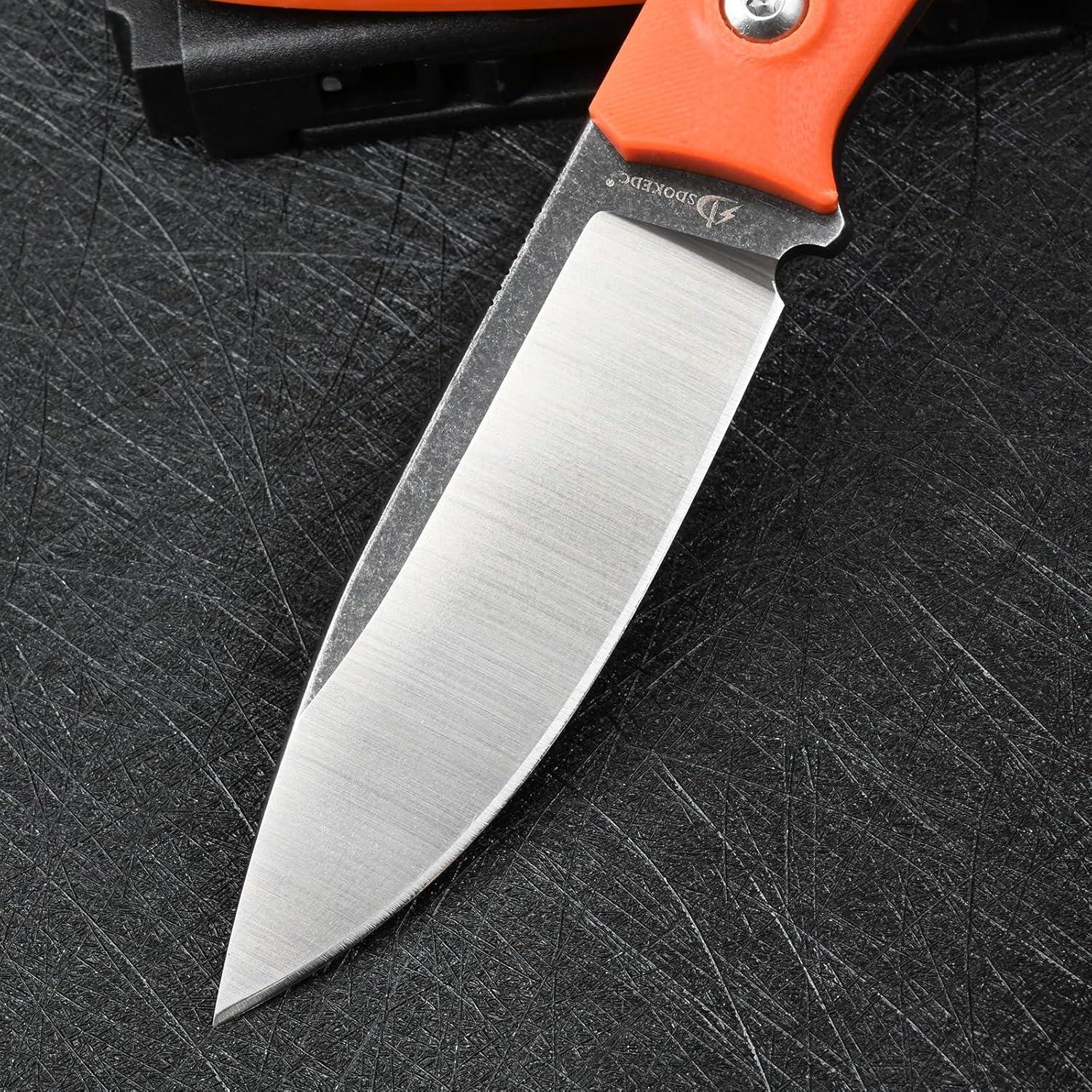 Cuchillo Fijo SDOKEDC 16.5 cm Acero DC53 con Funda Kydex