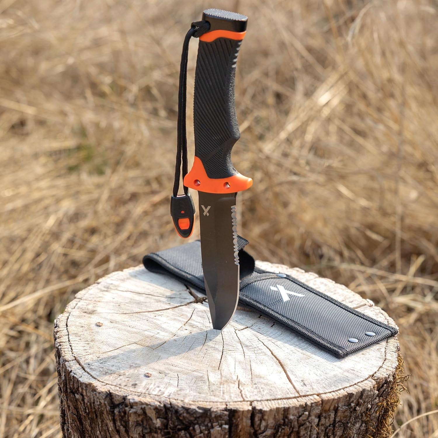 Cuchillo de Hoja Fija Bear Grylls 12.07 cm Full Tang Negro