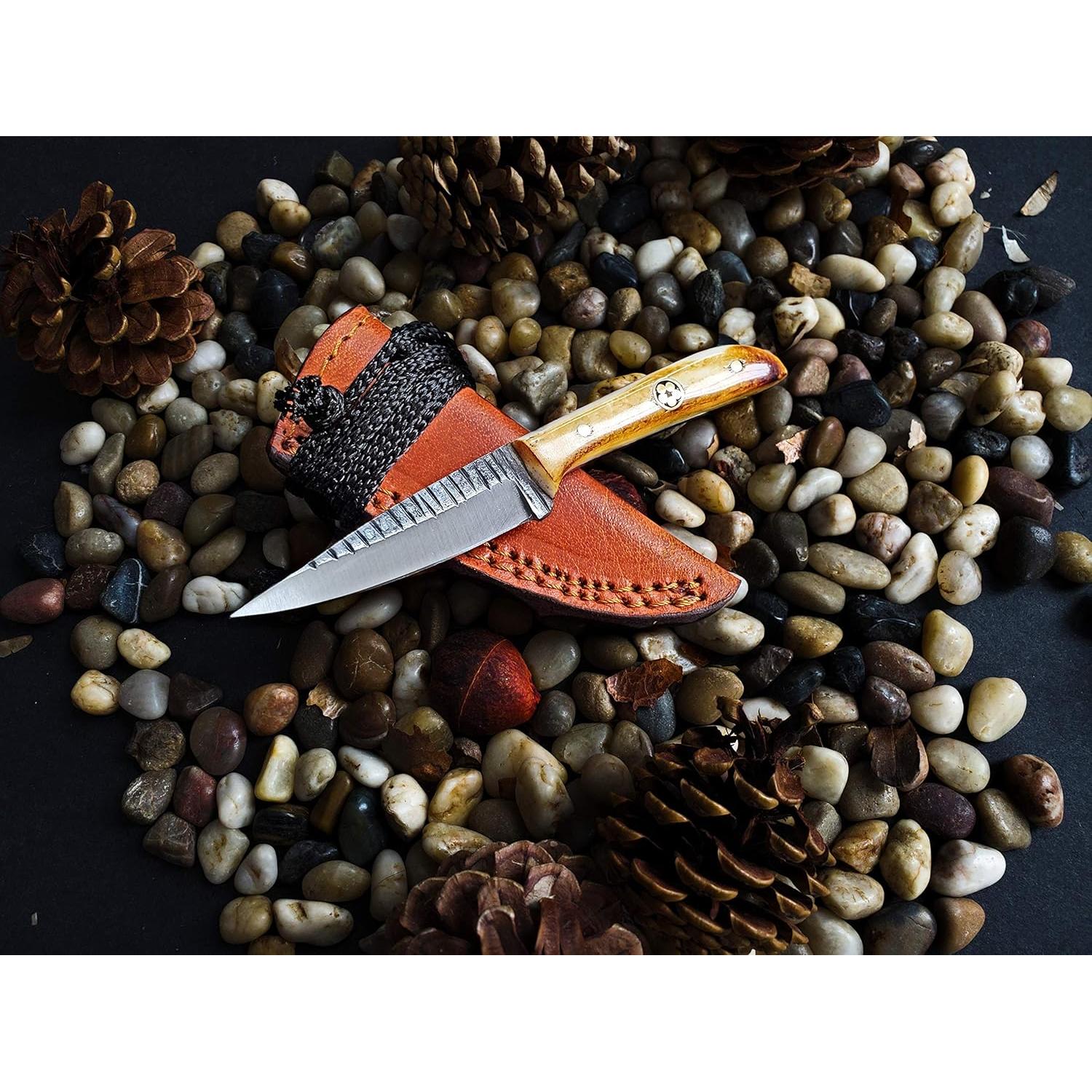 Cuchillo de Desollado Titan International TC-30 Acero Carbono 1080