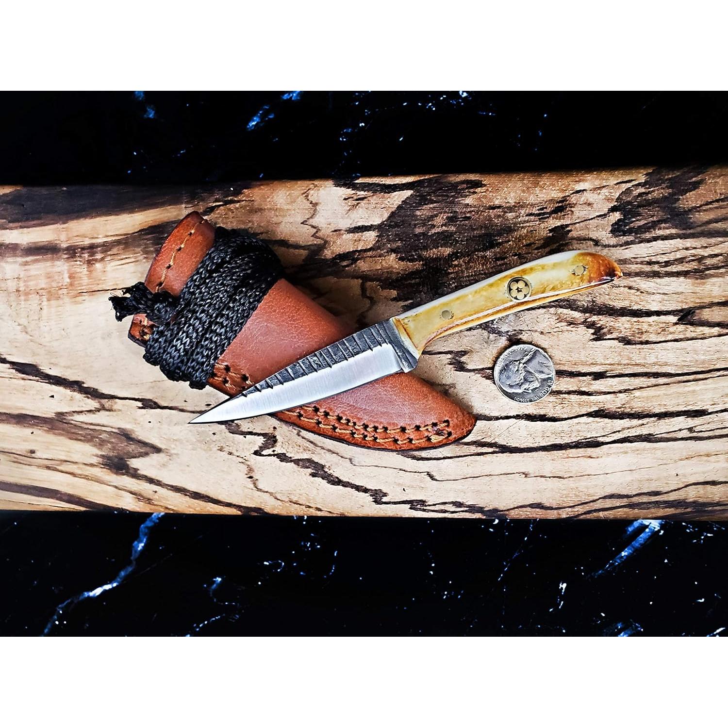 Cuchillo de Desollado Titan International TC-30 Acero Carbono 1080