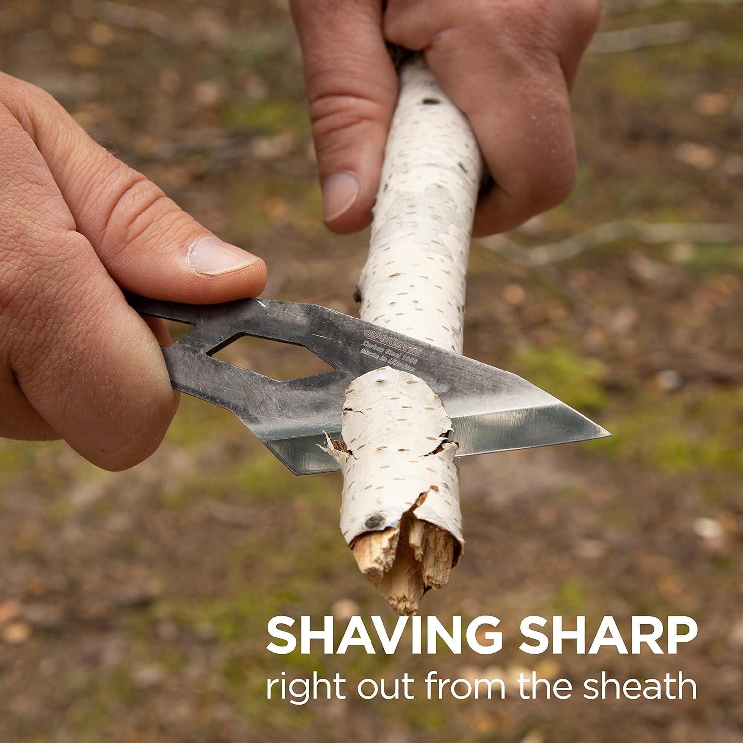 Cuchillo Kiridashi BPS Knives de Acero al Carbono 195mm