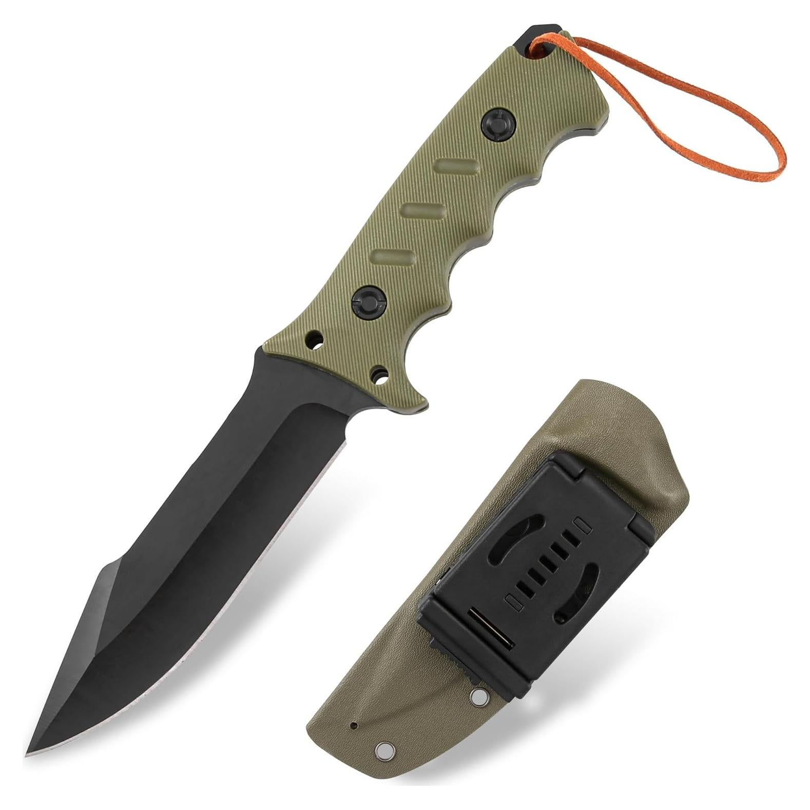 Cuchillo Táctico de Supervivencia Brarvagur Verde 26.67 cm