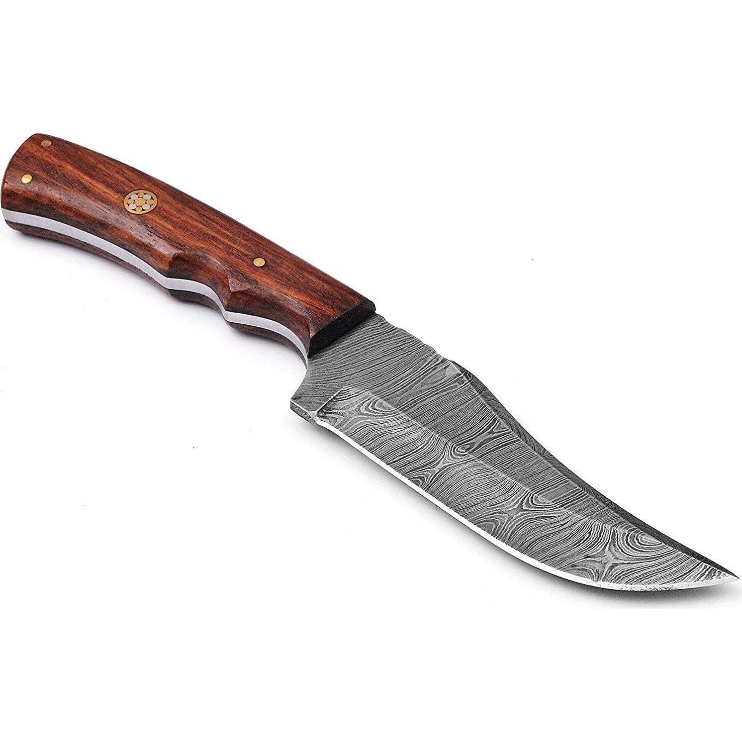 Cuchillo de Caza Viking Hunter Damasco 22.86 cm con Funda