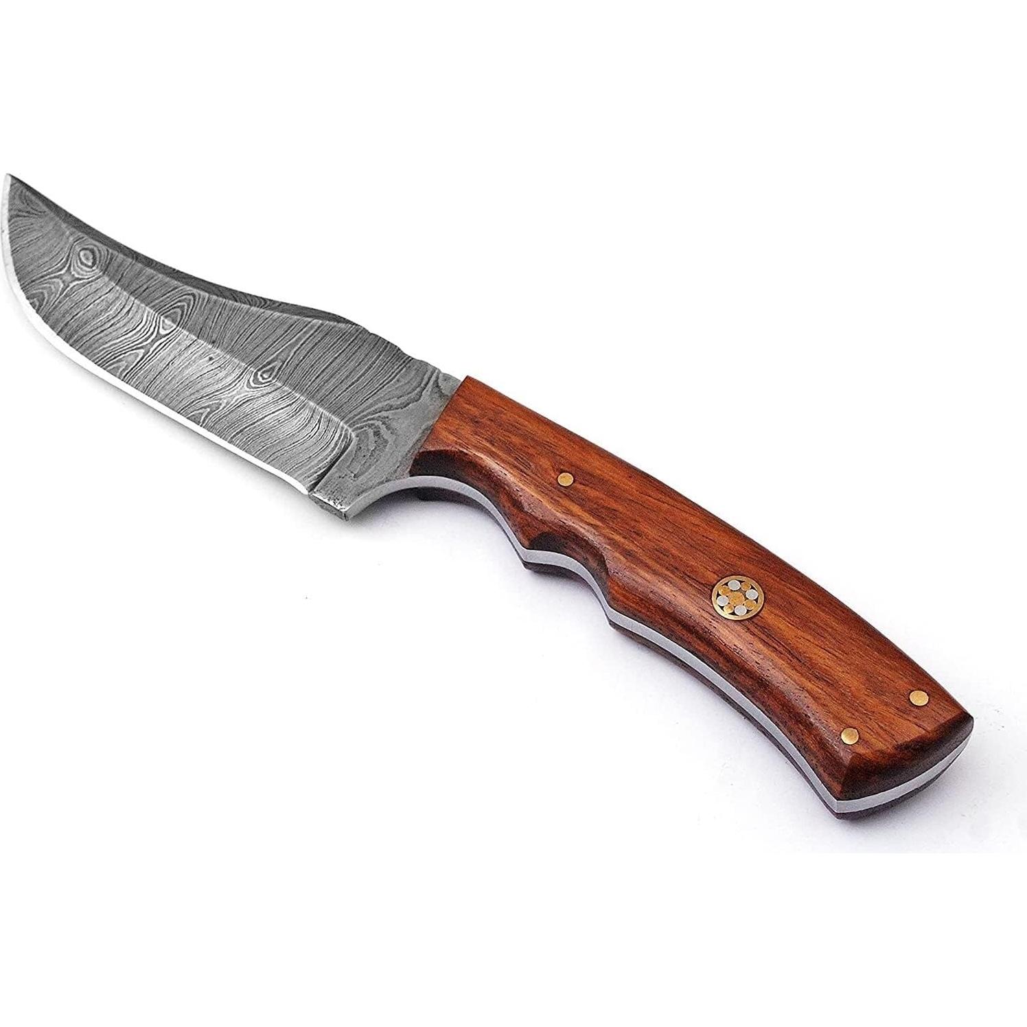 Cuchillo de Caza Viking Hunter Damasco 22.86 cm con Funda