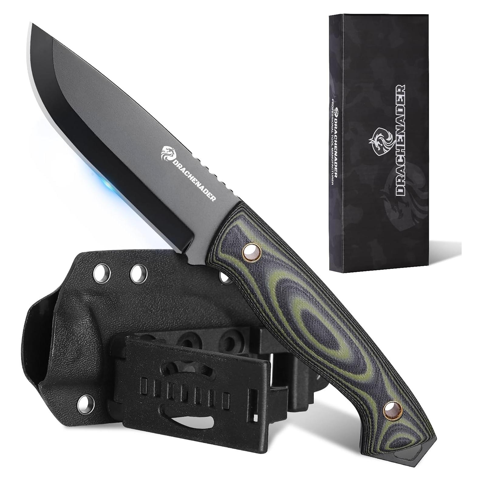Cuchillo de Hoja Fija AQUILA-X D2 con Funda Kydex 21.5 cm