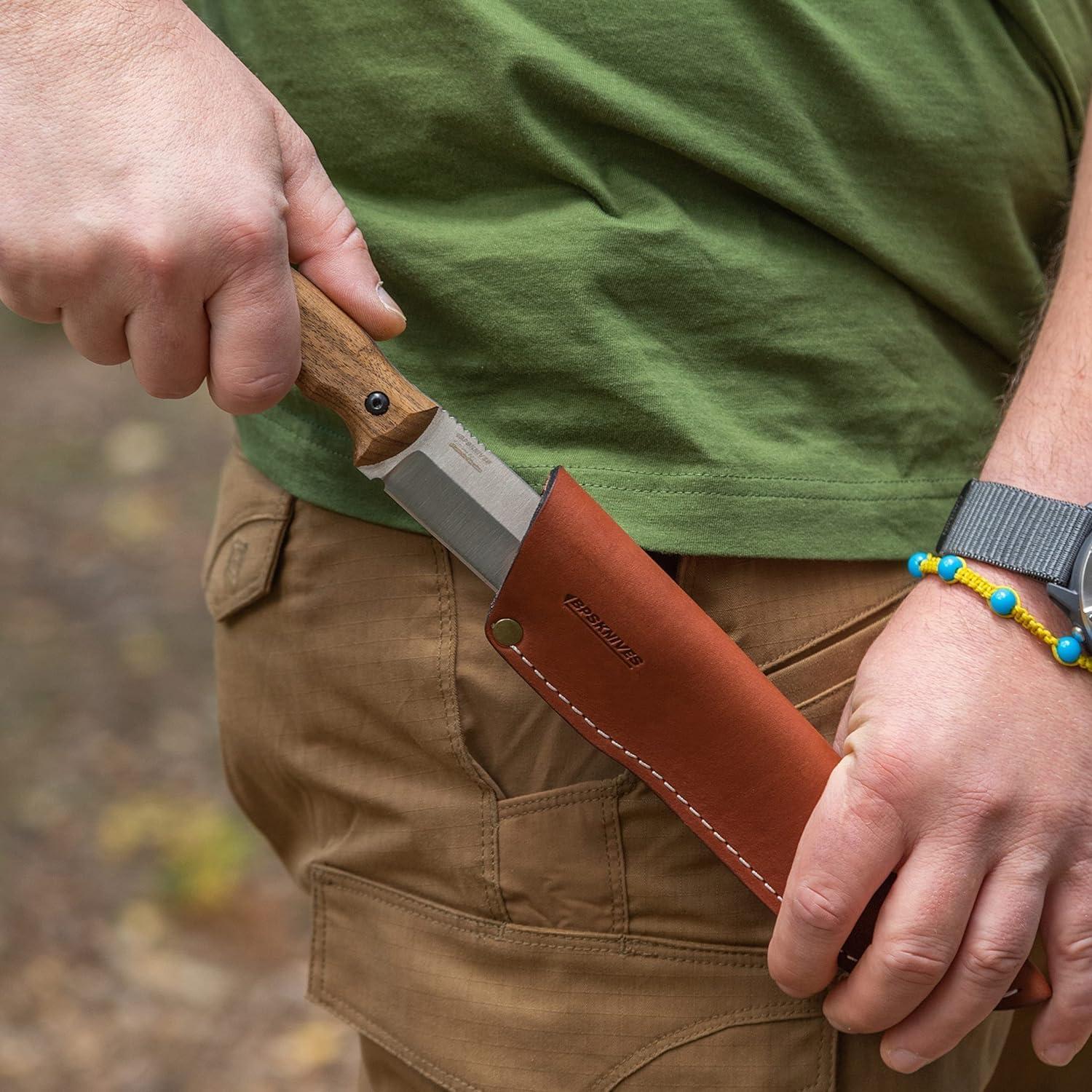 Cuchillo BPS HK6 de Acero Inoxidable para Camping y Caza