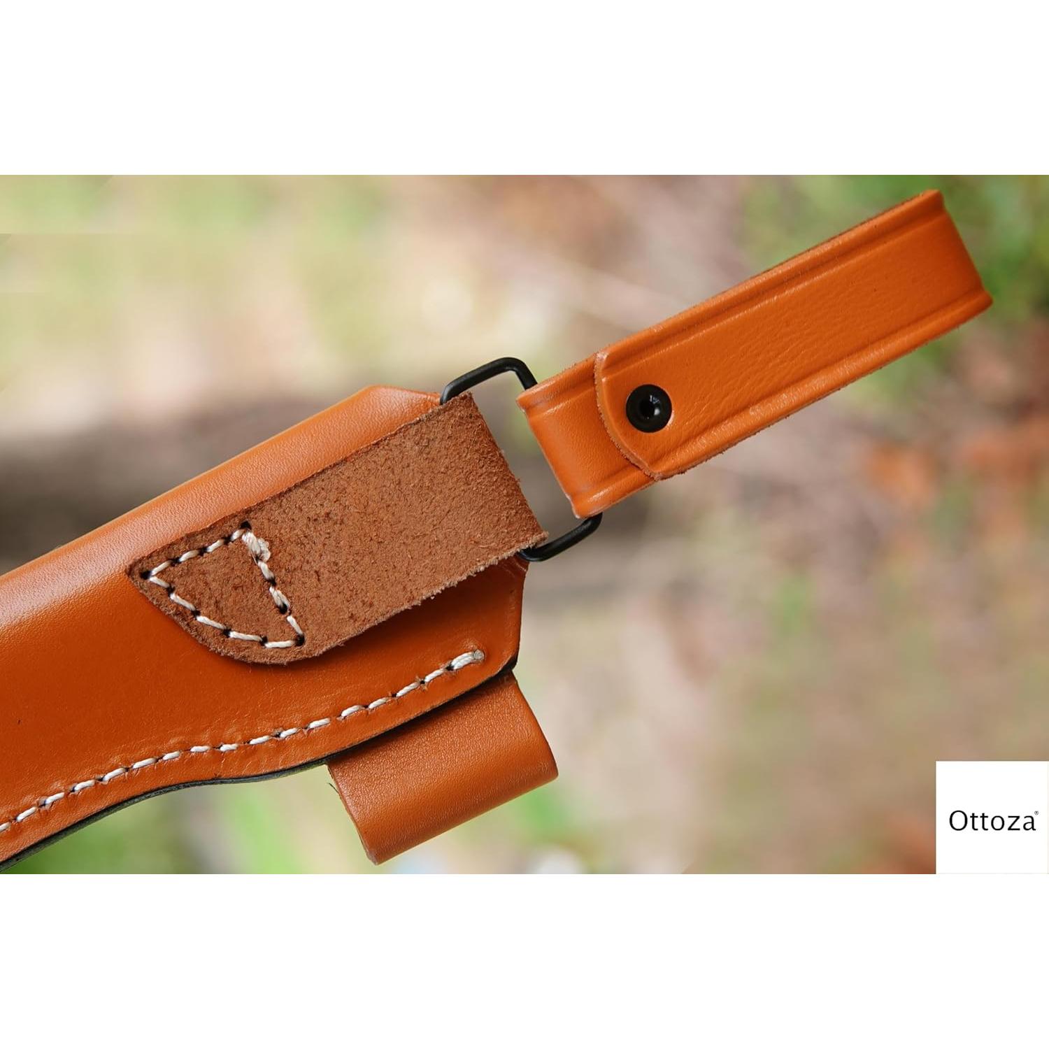 Funda de Cuchillo de Cuero Ottoza No:74 para Cinturón 17.15 cm