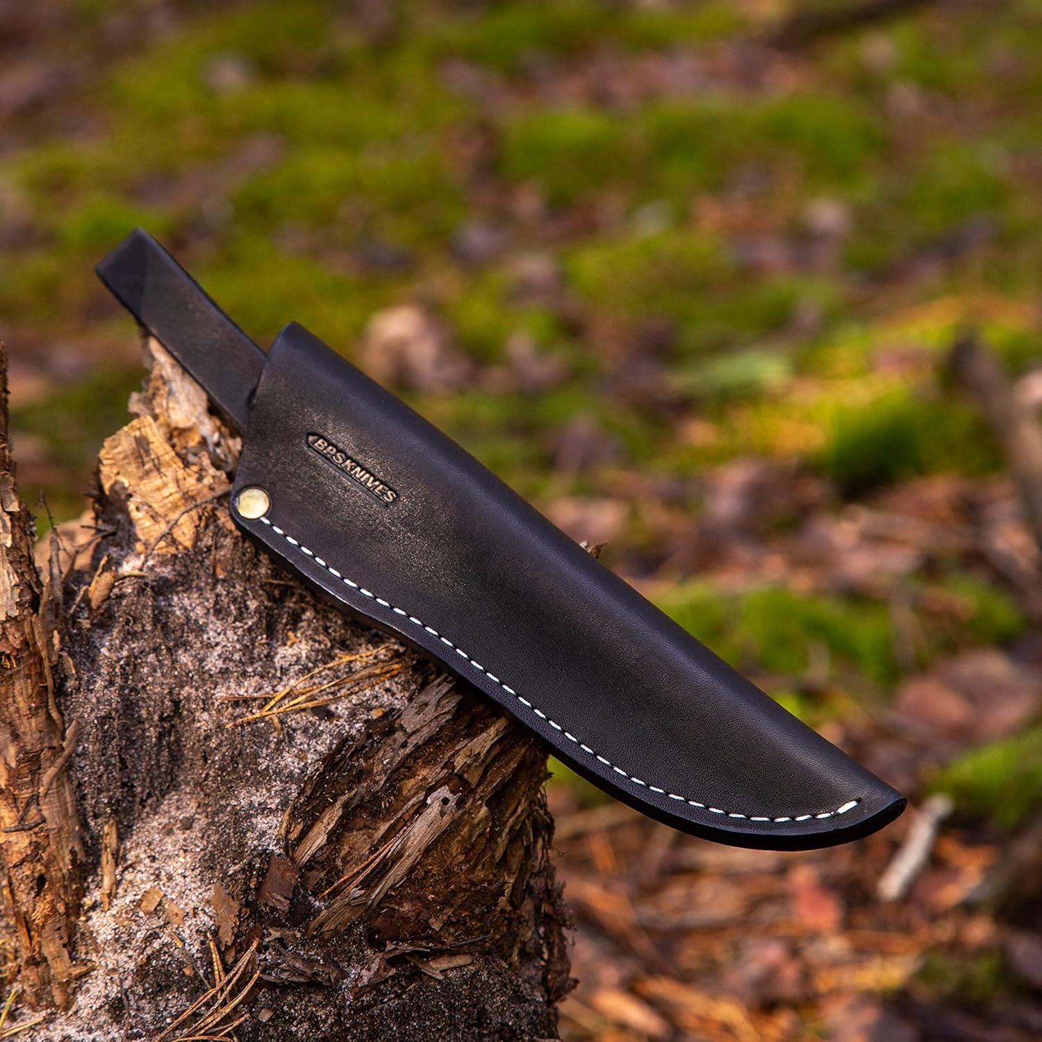 Funda de Cuchillo de Cuero BPS para Mora Garberg 203 mm