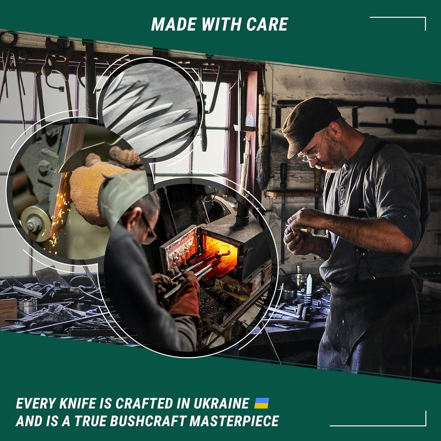 Cuchillo Bushcraft BeaverCraft BSH1 Duna Full Tang 26.9cm