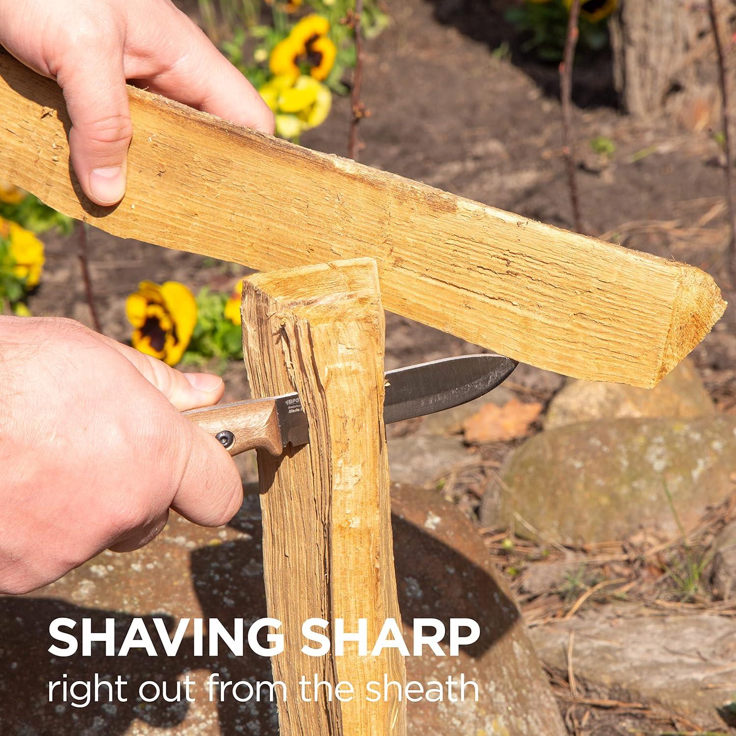 Cuchillo de Camping BPSKNIVES BS1FT SSH - Acero Inoxidable 95mm