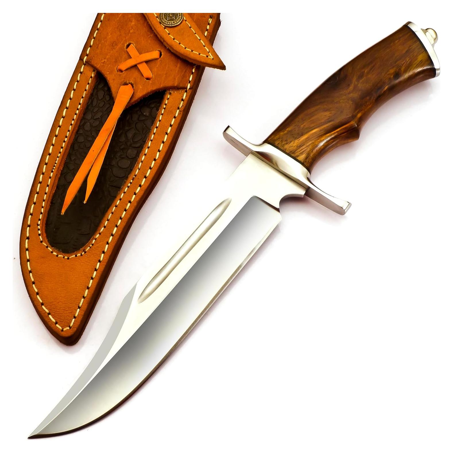 Cuchillo de Caza Poshland REG-49 Acero Damasco 33 cm