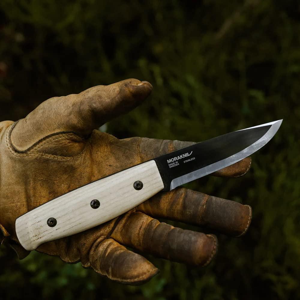 Cuchillo de Bushcraft Morakniv Wit BlackBlade Madera Fresno