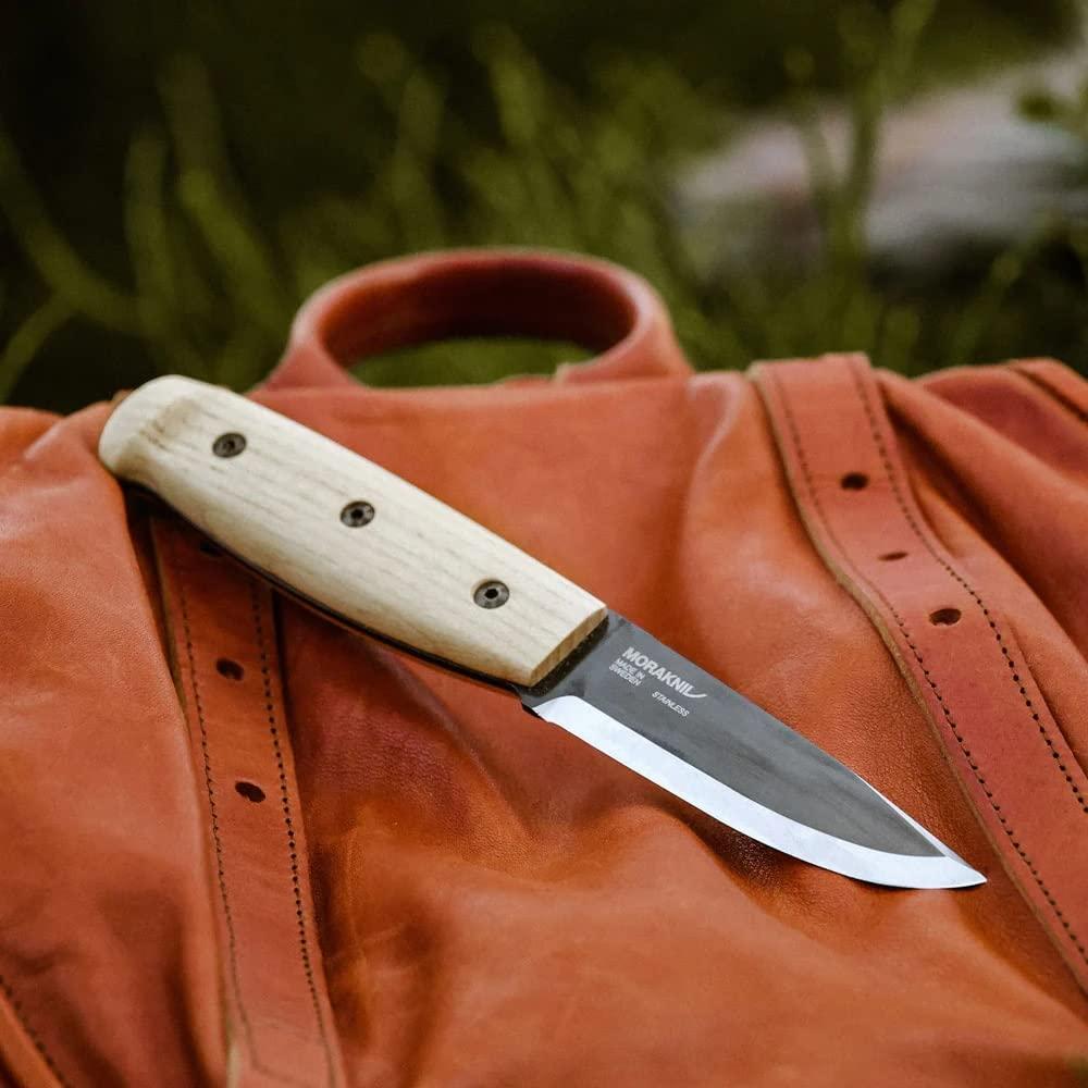 Cuchillo de Bushcraft Morakniv Wit BlackBlade Madera Fresno