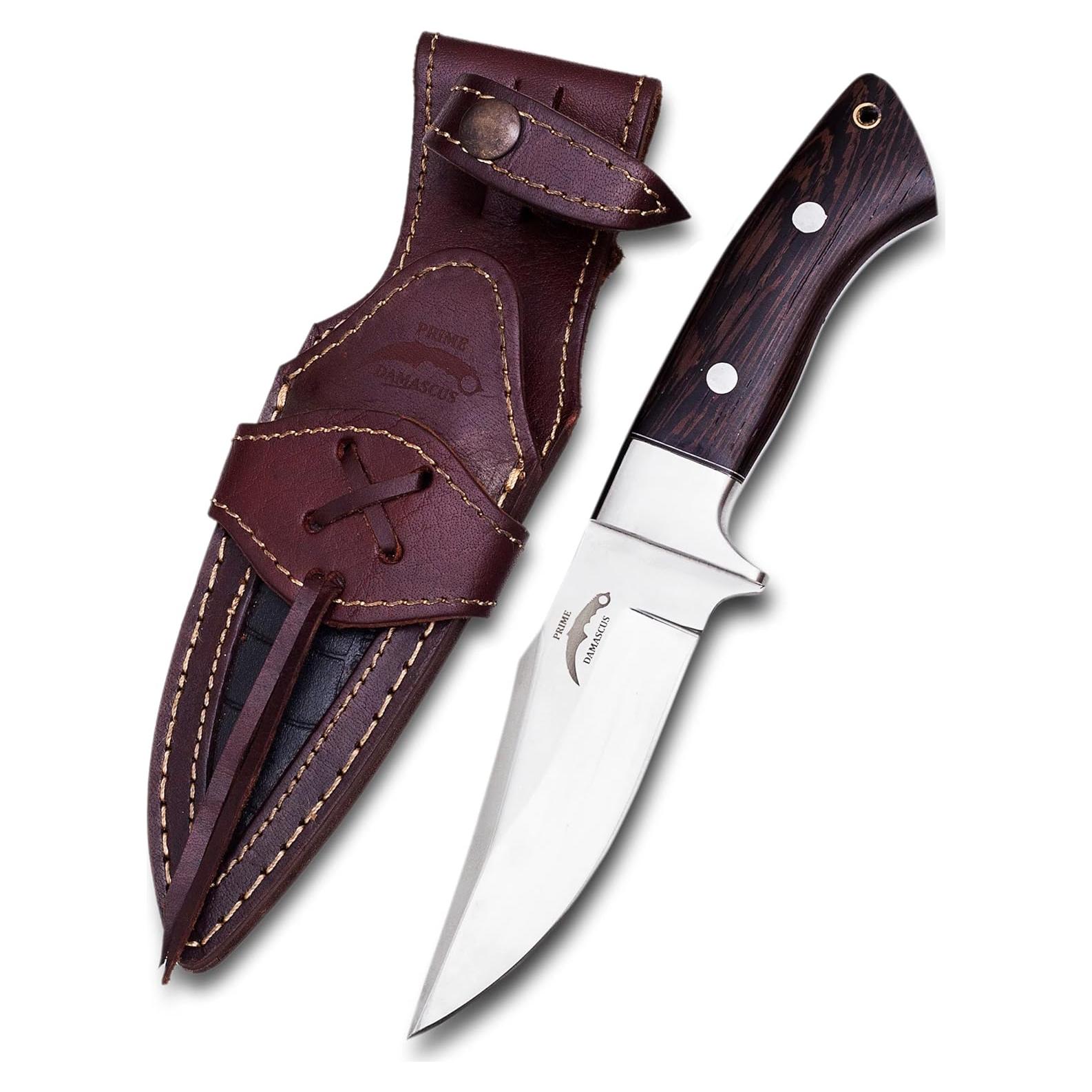 Cuchillo de Caza Fijo Prime Damascus 20.6 cm Acero Inoxidable