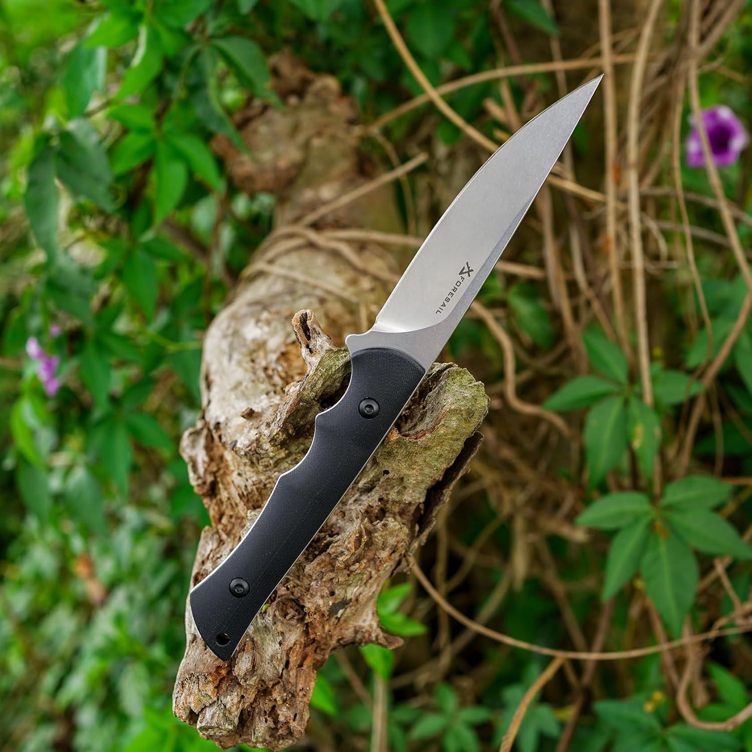 Cuchillo Fijo FORESAIL F2412SK Acero DC53 21.4cm con Funda