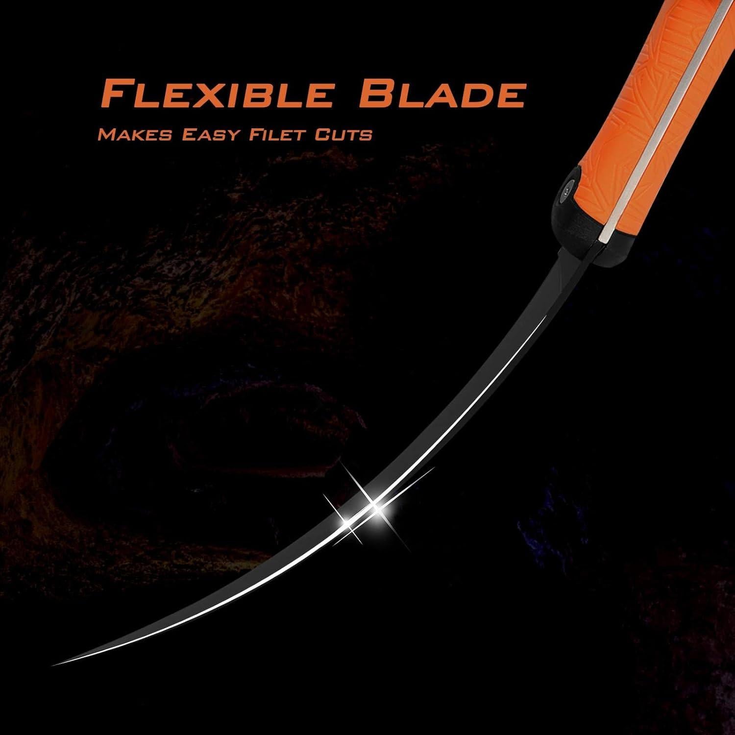 Cuchillo Plegable KastKing para Filetear 16.5 cm Acero Inoxidable