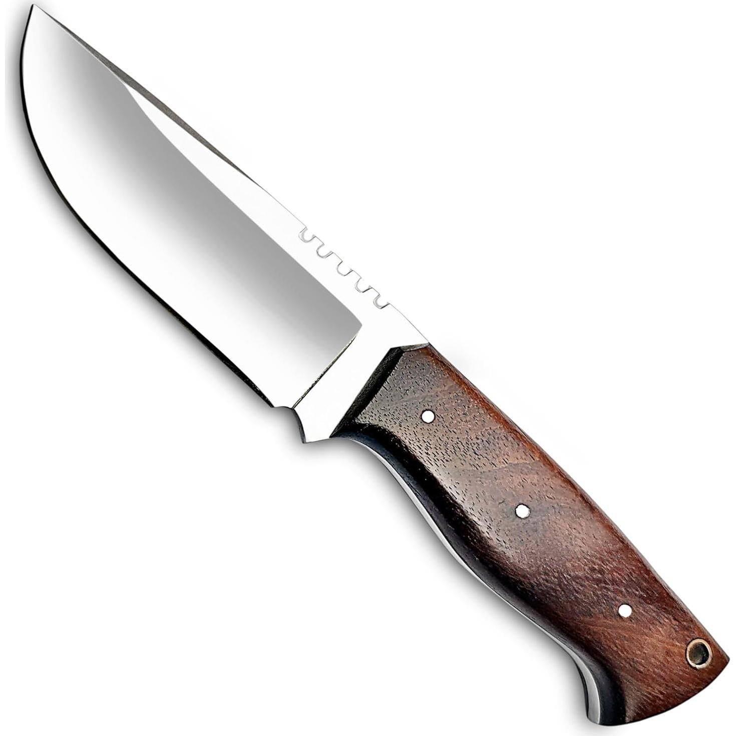 Cuchillo de Caza D2 WARIVO - Hoja Fija 25.4cm con Funda