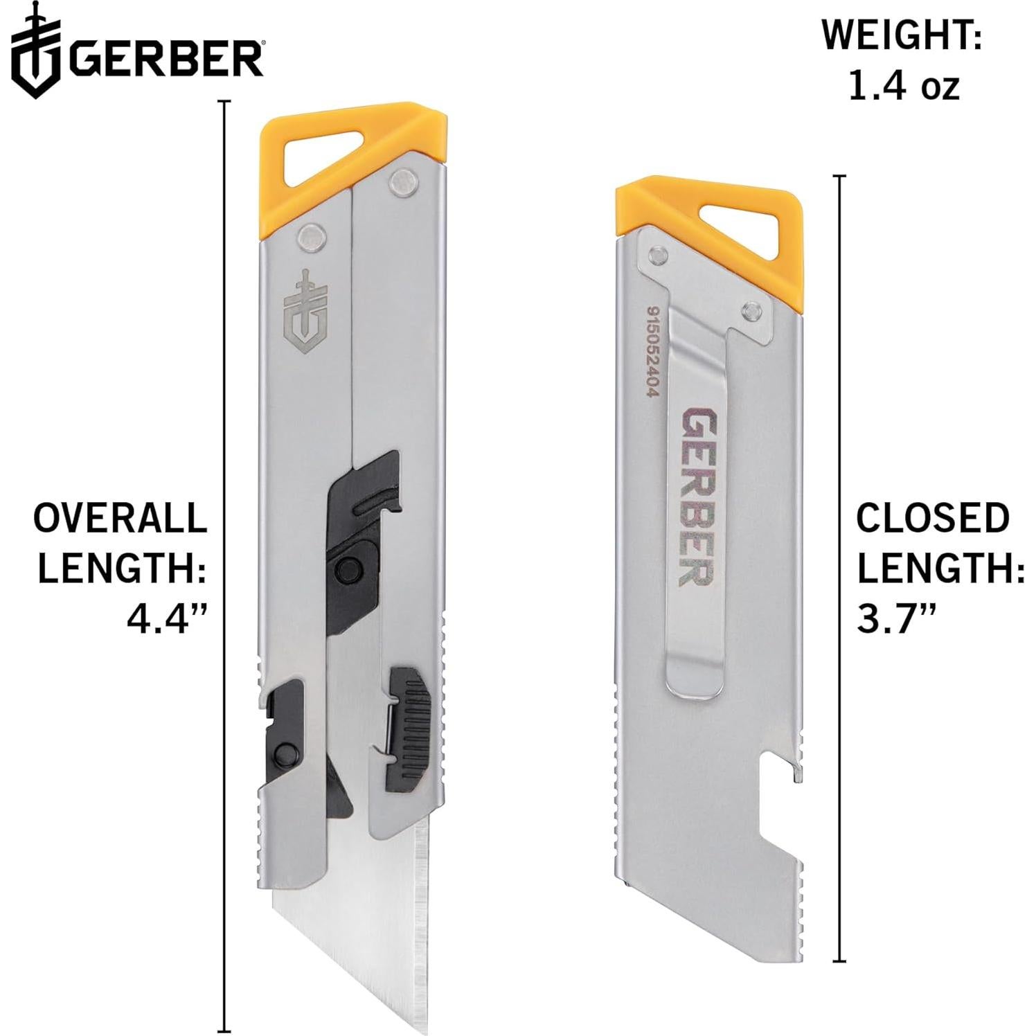 Cuchillo Utilitario Gerber EAB Slim Acero Inoxidable Plata